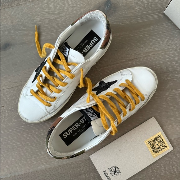 Golden Goose superstars- size 38, Nordstrom exclusive/ camo - Picture 4 of 16